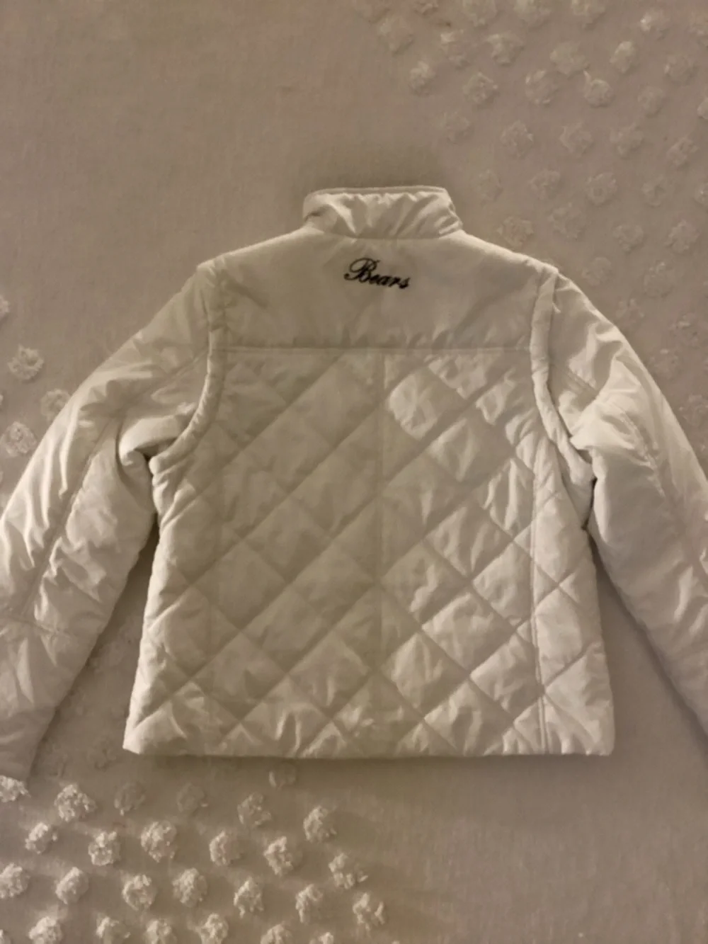 Chicago Bears Womens Drop Back Hooded Full Zip Jacket White by G-III @8